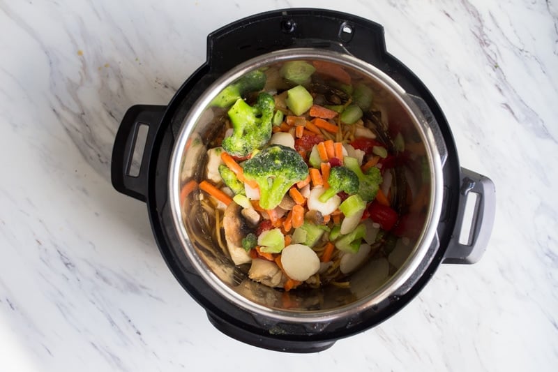 frozen vegetables instant pot