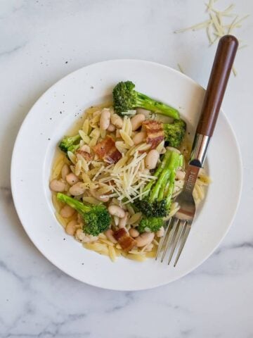 orzo pasta with broccoli