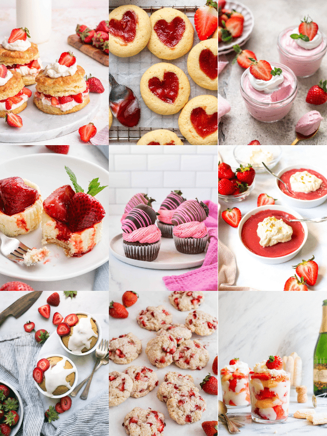 Strawberry Dessert Recipes To Make for Spring and Summer